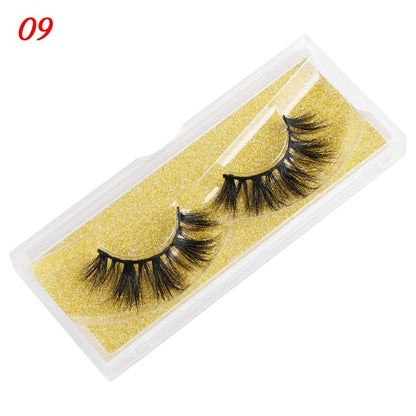 Eyelashes 25mm Wispy Fluffy Fake Lashes