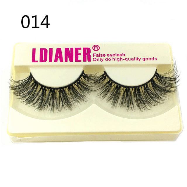 Eyelashes 25mm Wispy Fluffy Fake Lashes