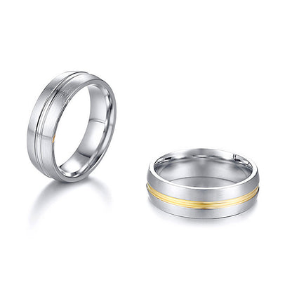 Stainless steel groove ring