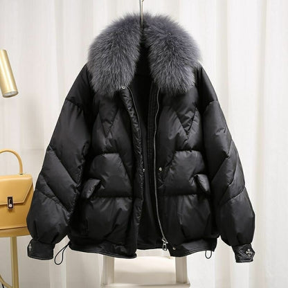 Plus Size Women's Clothing Fat Sister Winter Cotton-padded Coat Cotton Jacket