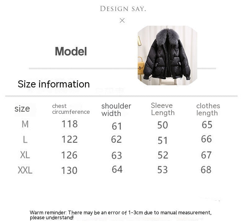 Plus Size Women's Clothing Fat Sister Winter Cotton-padded Coat Cotton Jacket