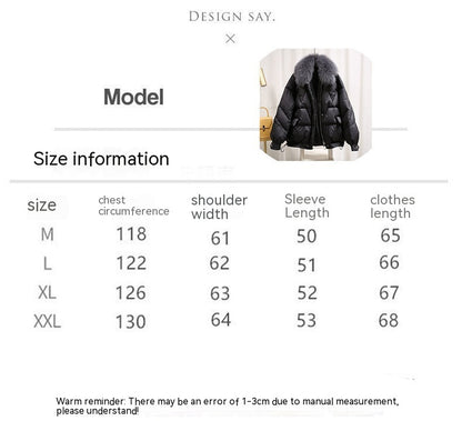 Plus Size Women's Clothing Fat Sister Winter Cotton-padded Coat Cotton Jacket