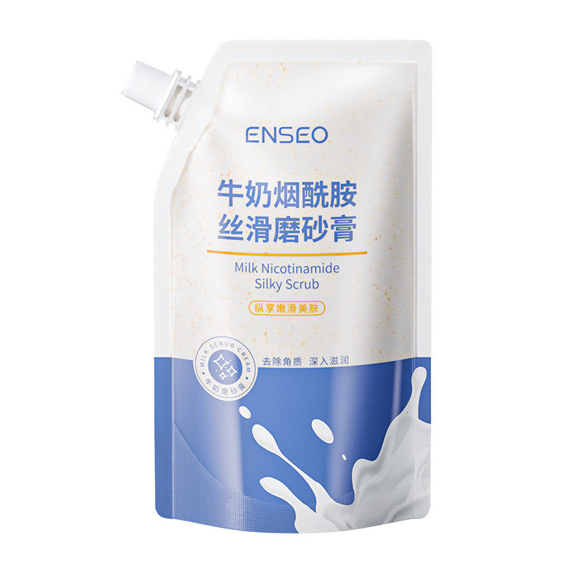 Milk Nicotinamide Facial Scrub Exfoliating Chicken Skin Nourishing Cleansing