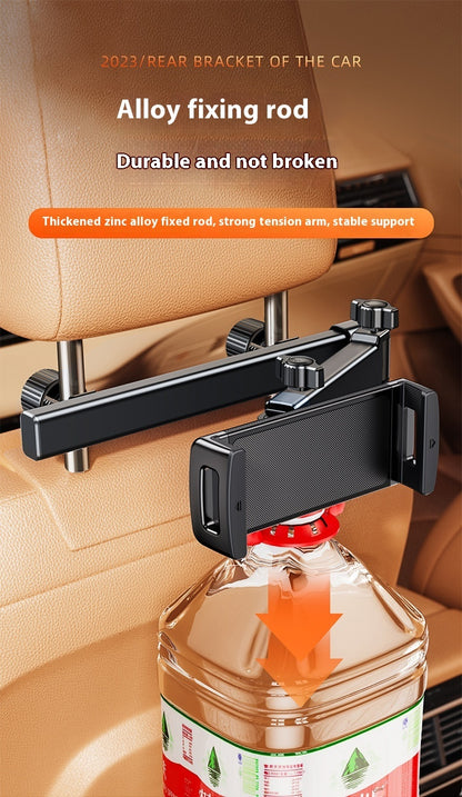 Retractable Car Seat Back Tablet Computer Stand Mobile Phone Fixed