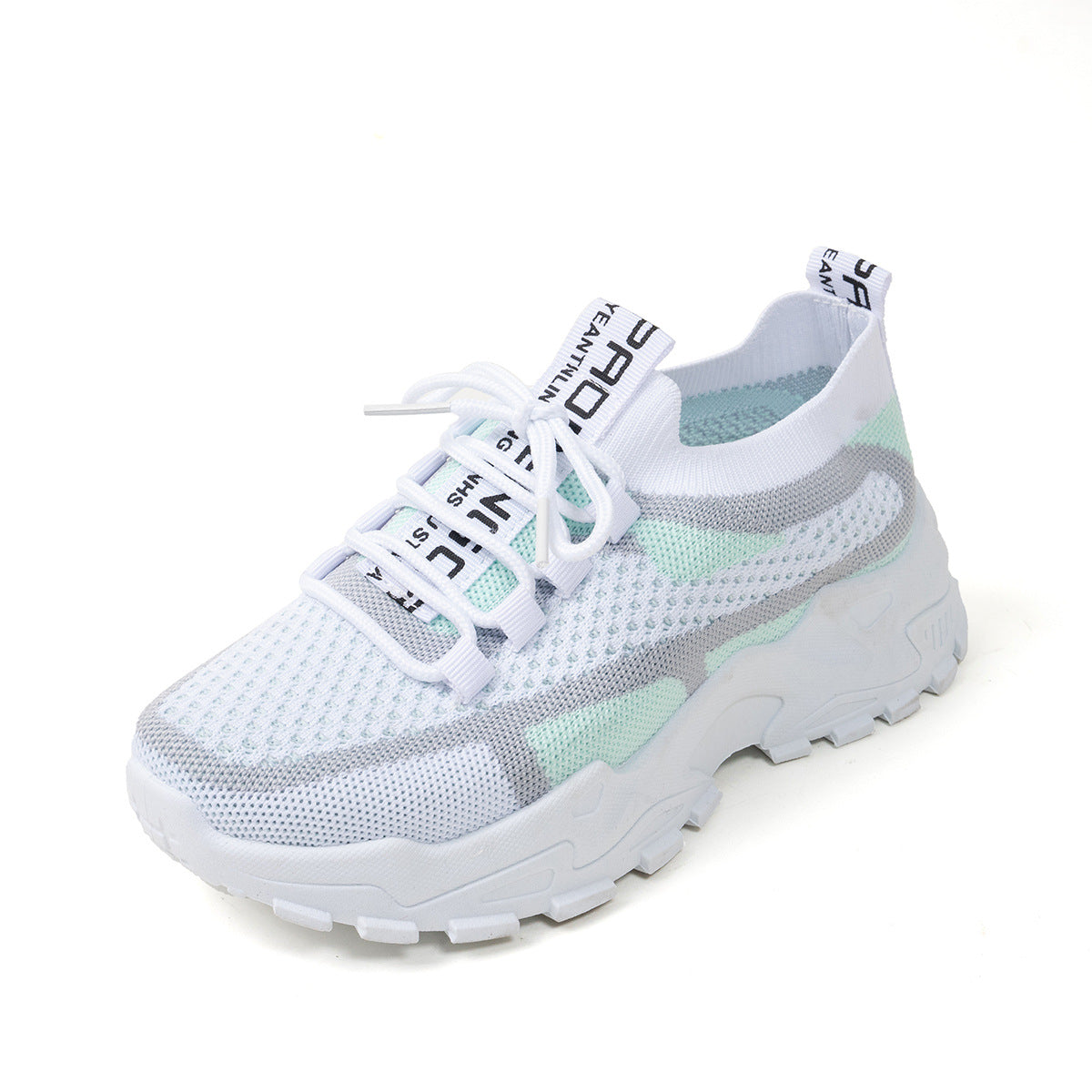 Women's Breathable Lace-up Sneakers Walking Running Casual Shoes