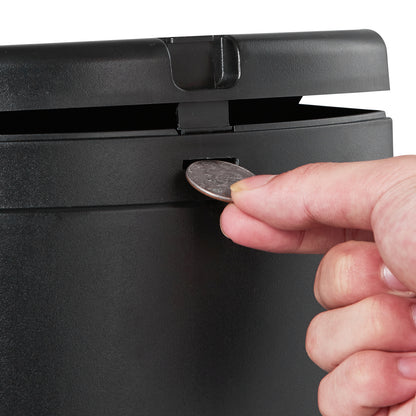 VEVOR USD Coin Sorter, Coin Sorter Machine For USD Coin Sorts Up To 230 Coins Min, Coin Sorter And Wrapper Machine Holds 200 Coins Included 4 Coin Tubes, Black