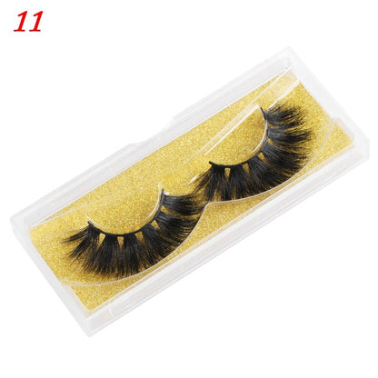 Eyelashes 25mm Wispy Fluffy Fake Lashes