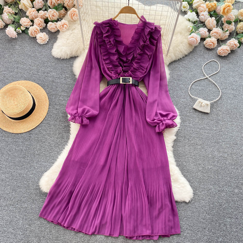 Fashion Summer Women's Long Sleeve Dress