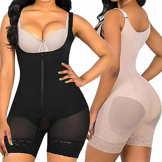 Tight Waist Zipper Body Shaping Skinny Corset