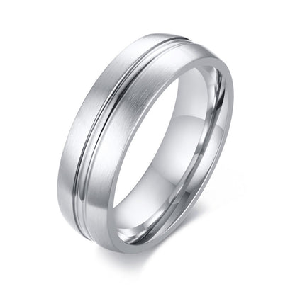 Stainless steel groove ring