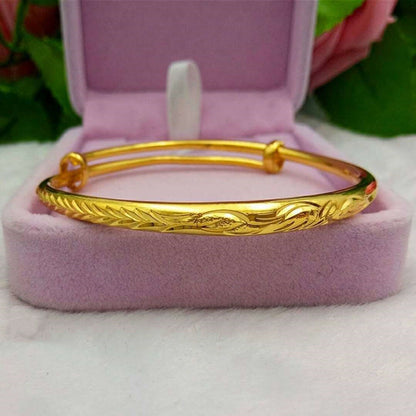 Hot Selling Vietnamese Sand Gold Star Round Belly Bracelet