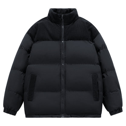 Winter Male New Cotton Clothing Thick Loose Hoodie Padded Coat