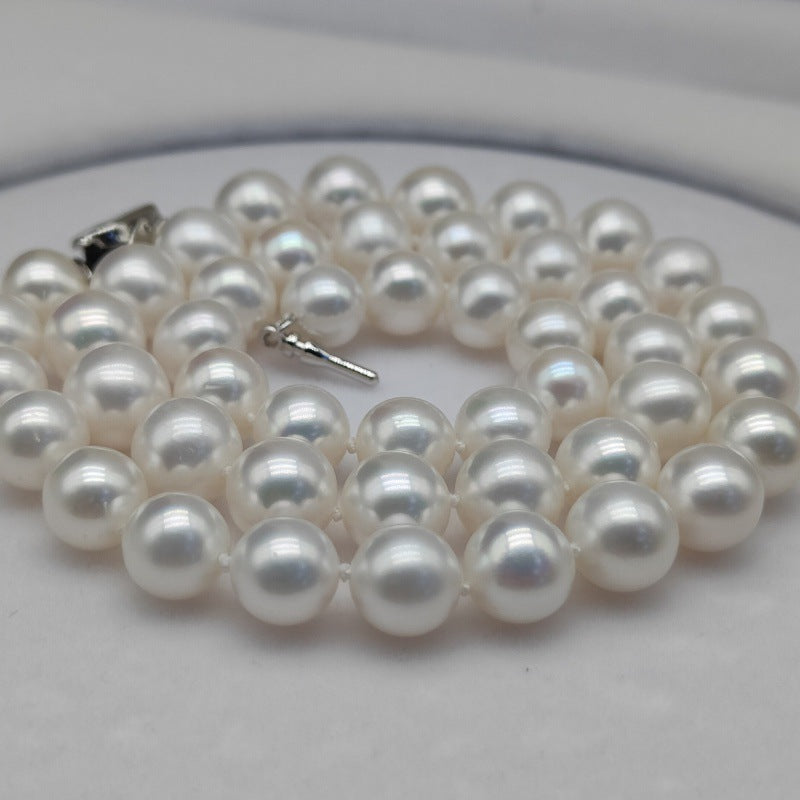 S925 Silver Freshwater Pearl Necklace