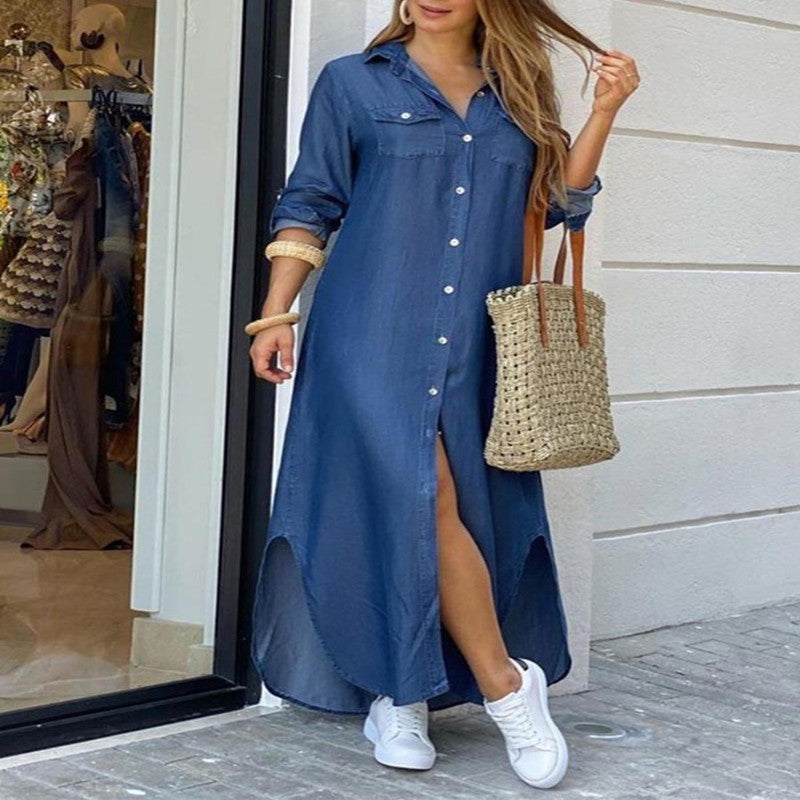 Sexy shirt dress