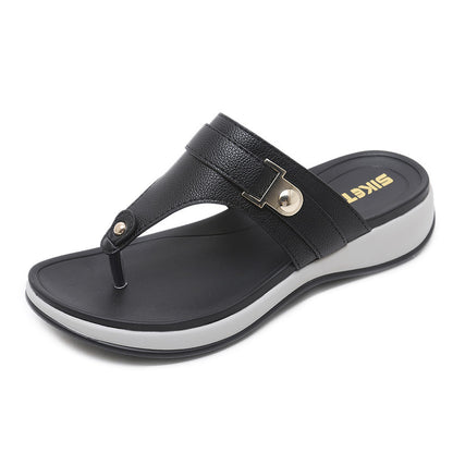 Lightweight and comfortable sandals with wedge buckle