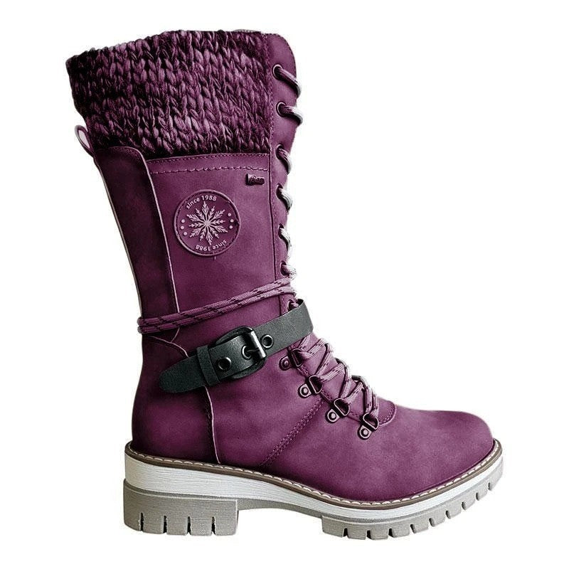 Autumn And Winter New Women's Riding Boots  Snow Boots