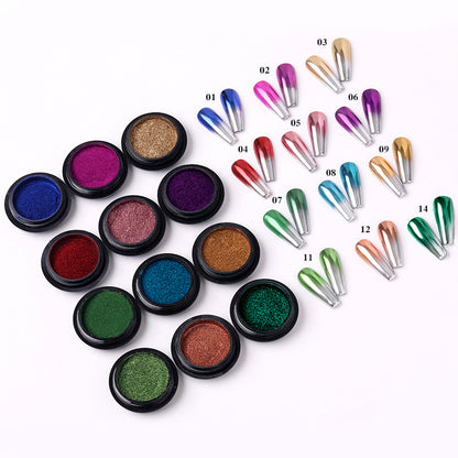 Women's Fashion Colorful Nail Sequins