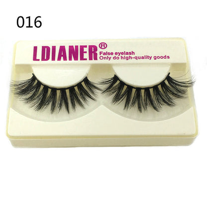 Eyelashes 25mm Wispy Fluffy Fake Lashes