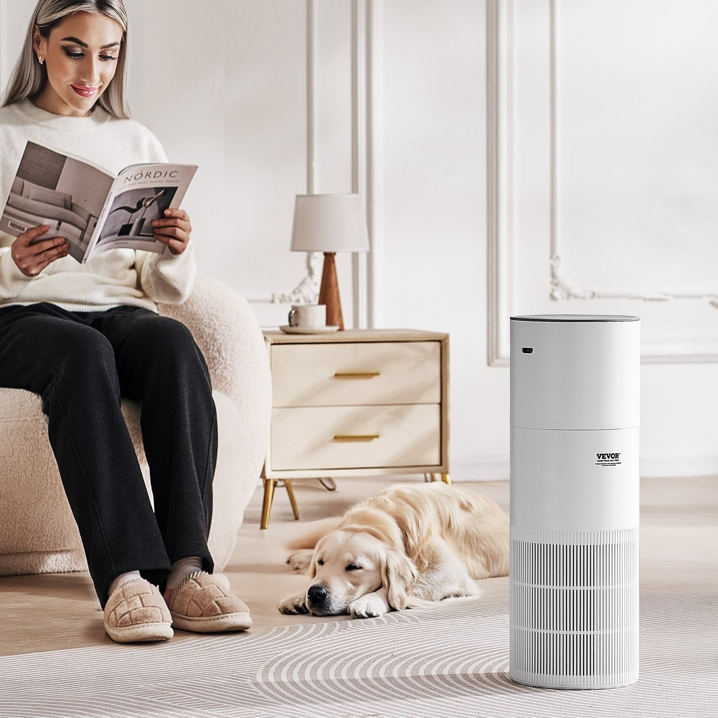 Air Purifier 1090True HEPA 11 Filter Air Cleaner For Home Large Room