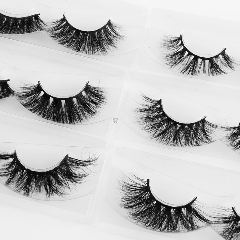 Eyelashes 25mm Wispy Fluffy Fake Lashes