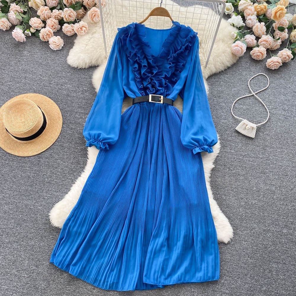 Fashion Summer Women's Long Sleeve Dress