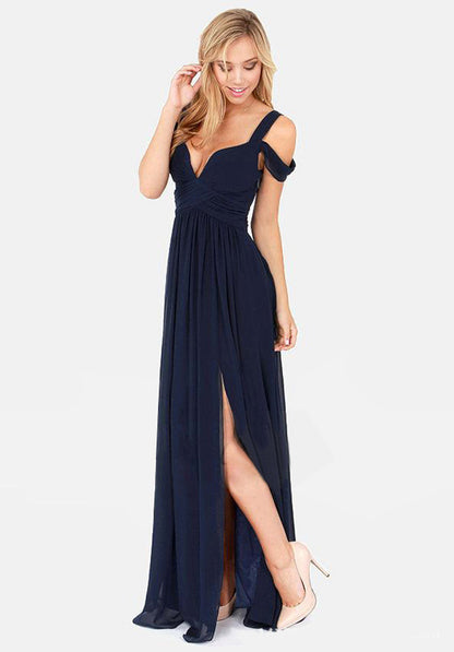 Long Floor Length Elegant Dress