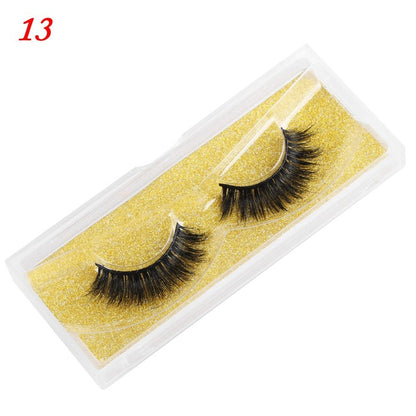 Eyelashes 25mm Wispy Fluffy Fake Lashes