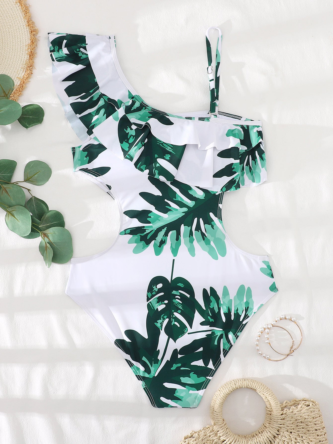 Printed Bikini Swimwear Ladies One Piece