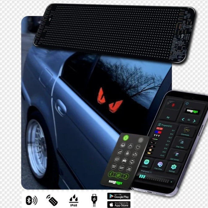 Ultra-thin Car Advertising Screen Bluetooth Full Color Electronic Soft Screen