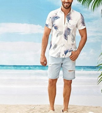 Summer beach short sleeve