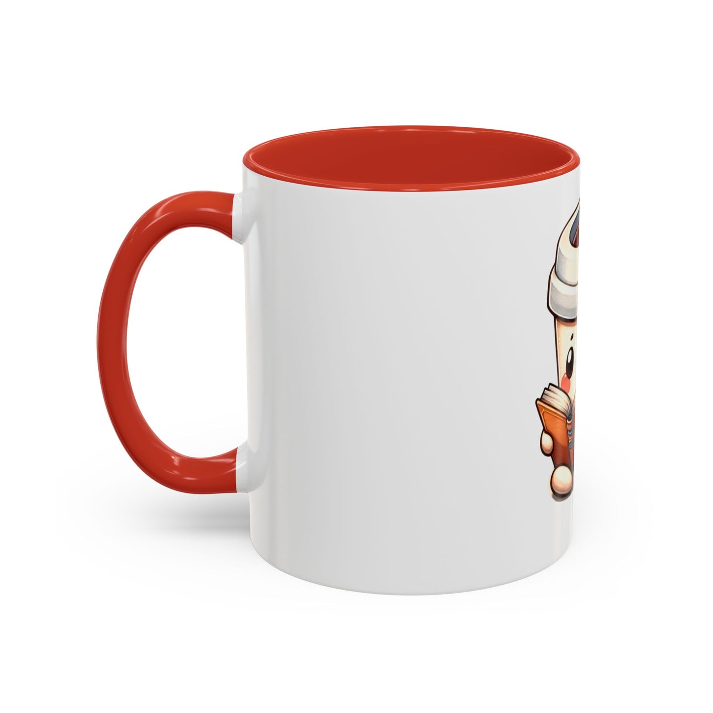 Cute Coffee Mug for Book Lovers, Novelty Mug, Gift for Readers, Caffeine Lover's Cup, Cozy Reading Accessory