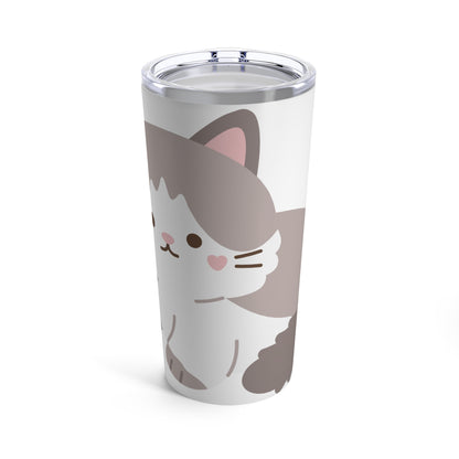 kitten Tumbler 20oz