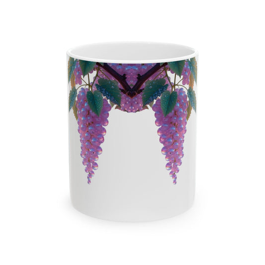 Floral Wisteria Ceramic Mug | Coffee Cup, Tea Mug, Gift for Gardener, Home Décor, Flower Lover, Mother's Day