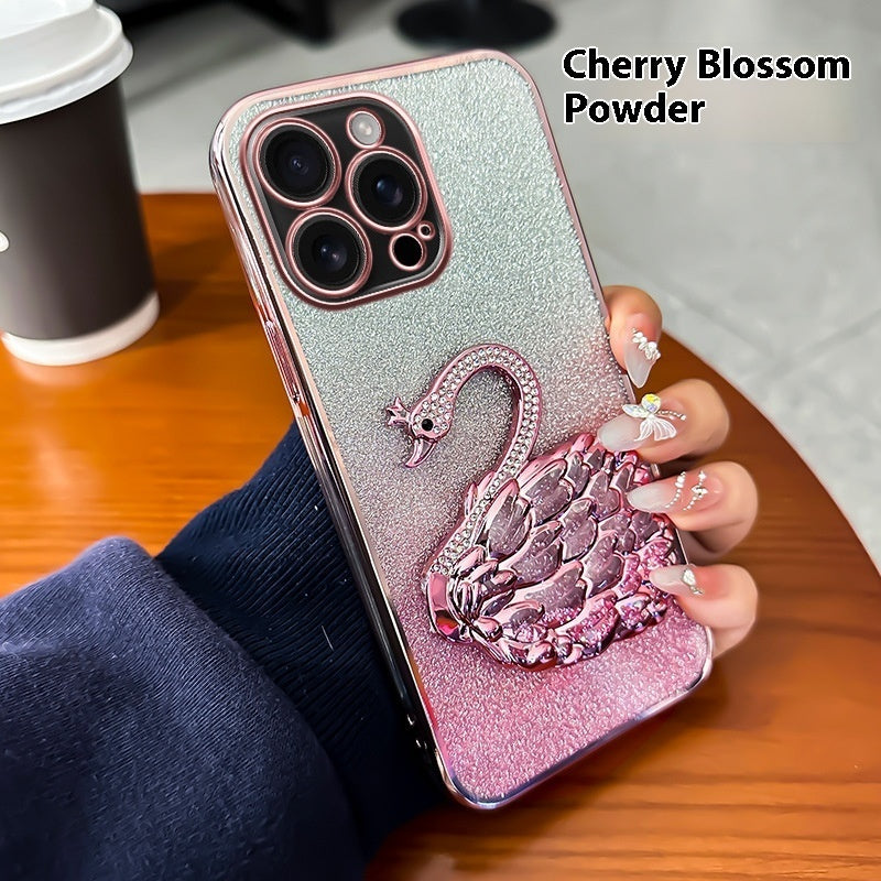 Swan Bracket Phone Case