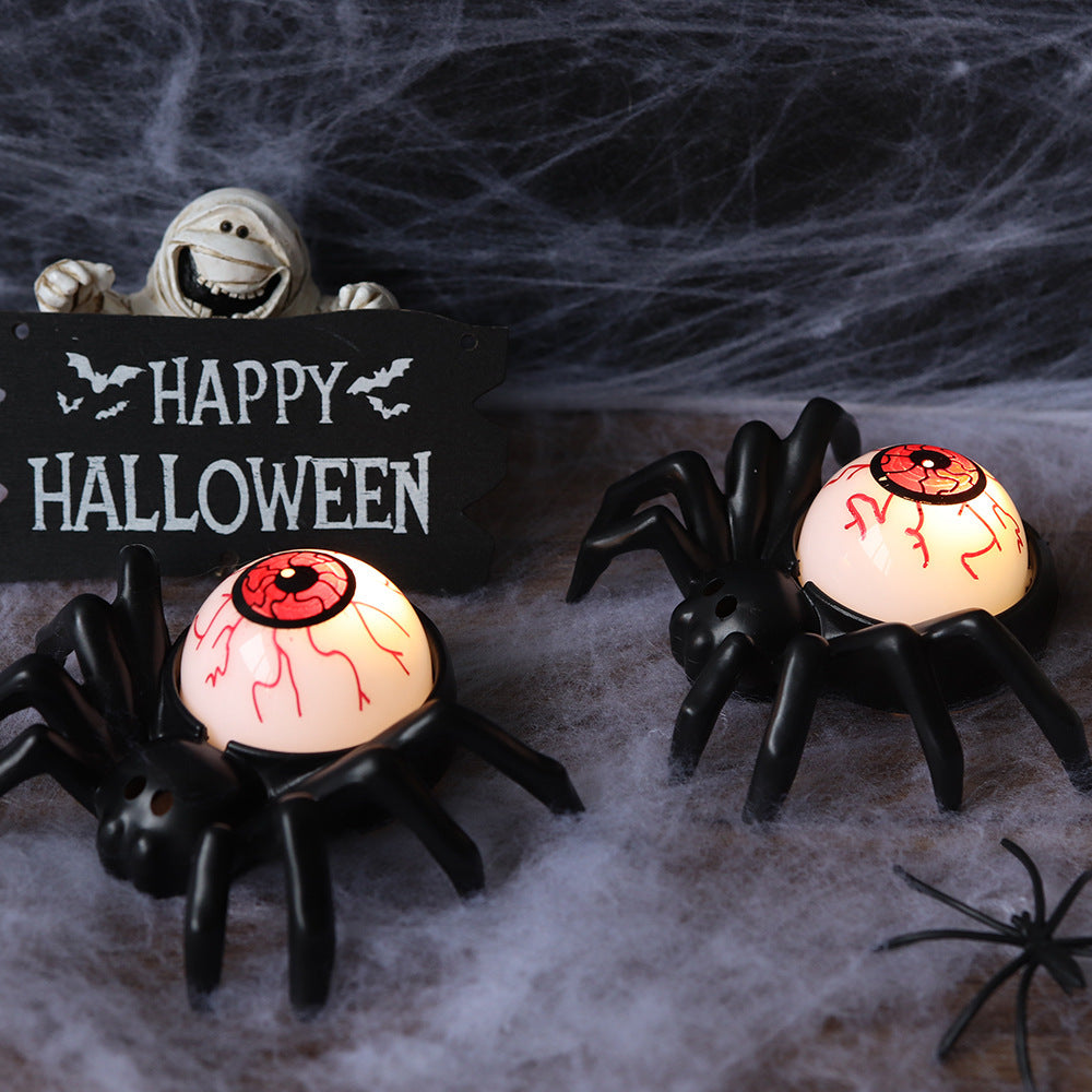 Halloween Spider Back Eye Beads Party Atmosphere Decorative Lights