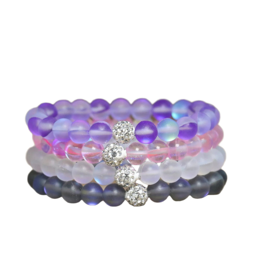 Natural Stone Colorful Moonlight Beaded Bracelet