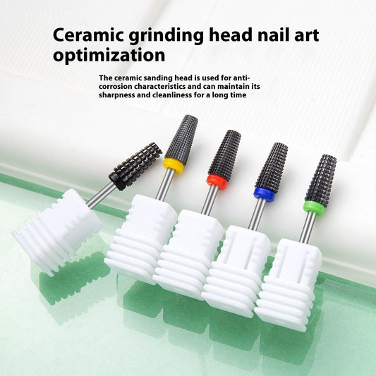 Black Ceramic Nail Polish Head For Removing Nails