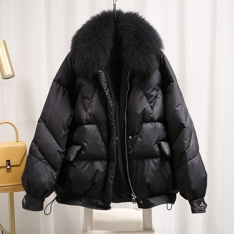 Glossy Warm winter Cotton Jacket Coat