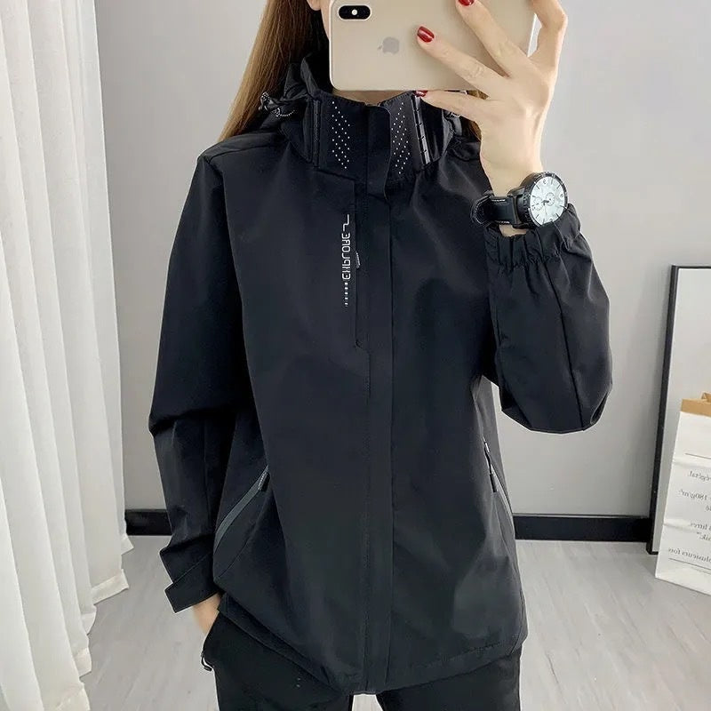 Men's And Women's Waterproof Windproof Jacket Live Jacket Jacket Printable