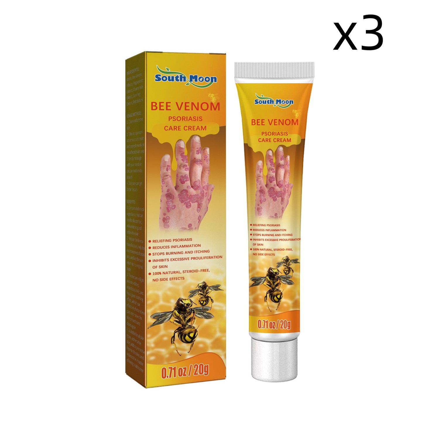 Skin Repairing Cream Relieve Skin Itching Repair Hand And Foot Moss