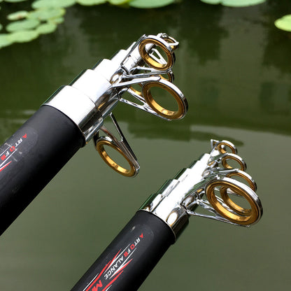 Super Hard Telescopic Rod Carbon Fiber For Sea Fishing