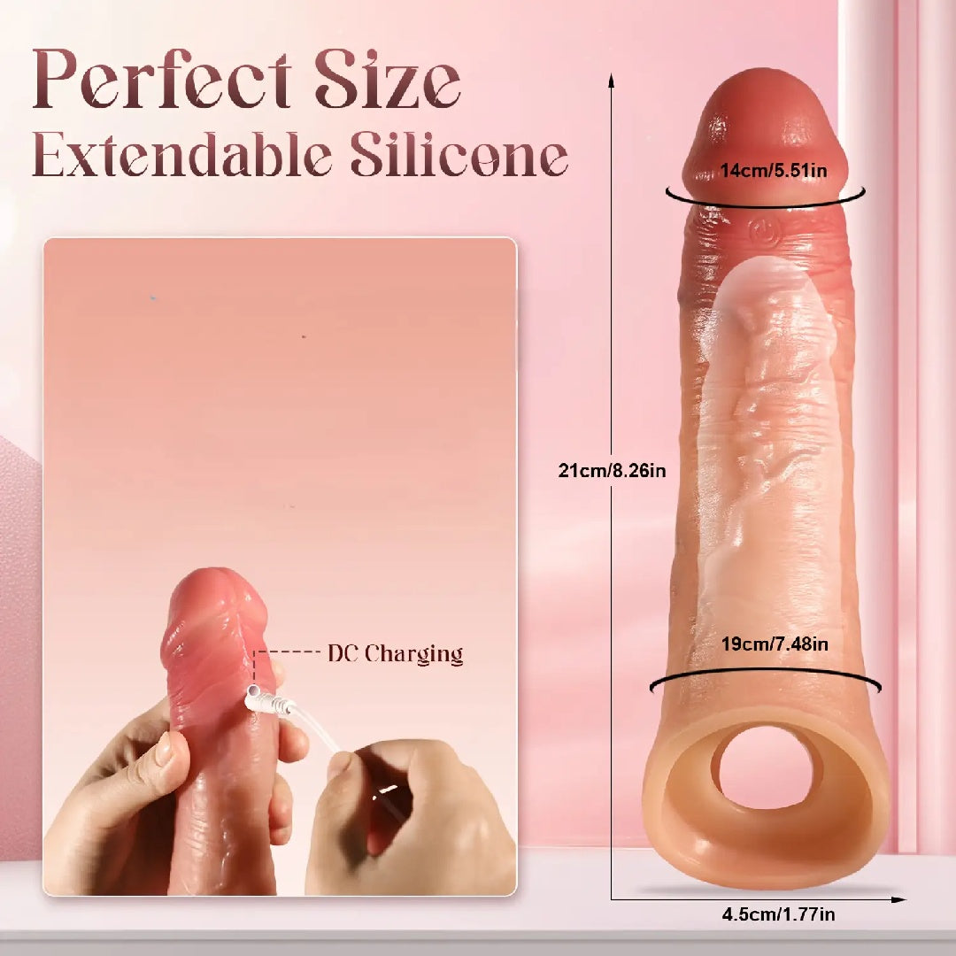 7-inch Ultra Thick Simulator With Small Glands, Double-layer Silicone Large Simulator With Suction Cups