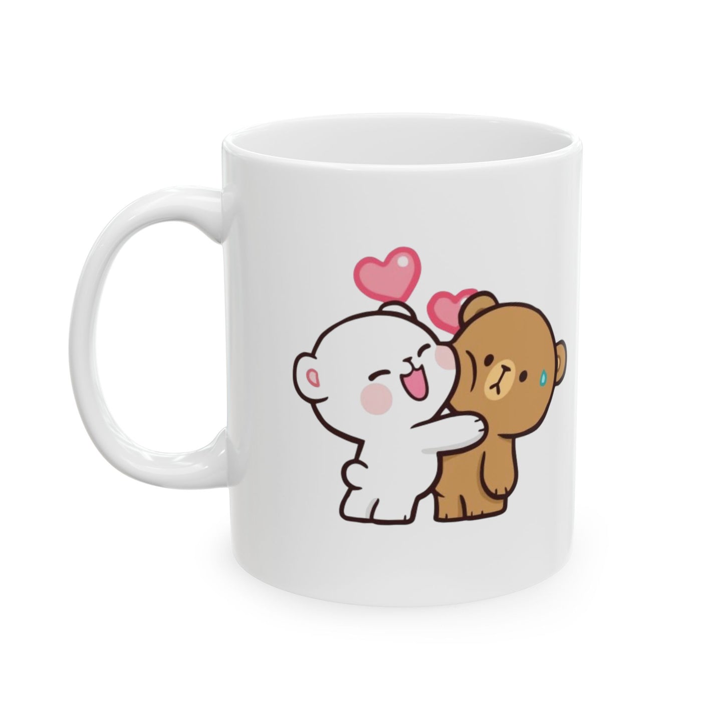Cute Animal Ceramic Mug: Adorable Bear & Bunny Design, Perfect for Coffee Lovers, Gift for Kids or Animal Lovers, Cute Kitchen Decor, [...]