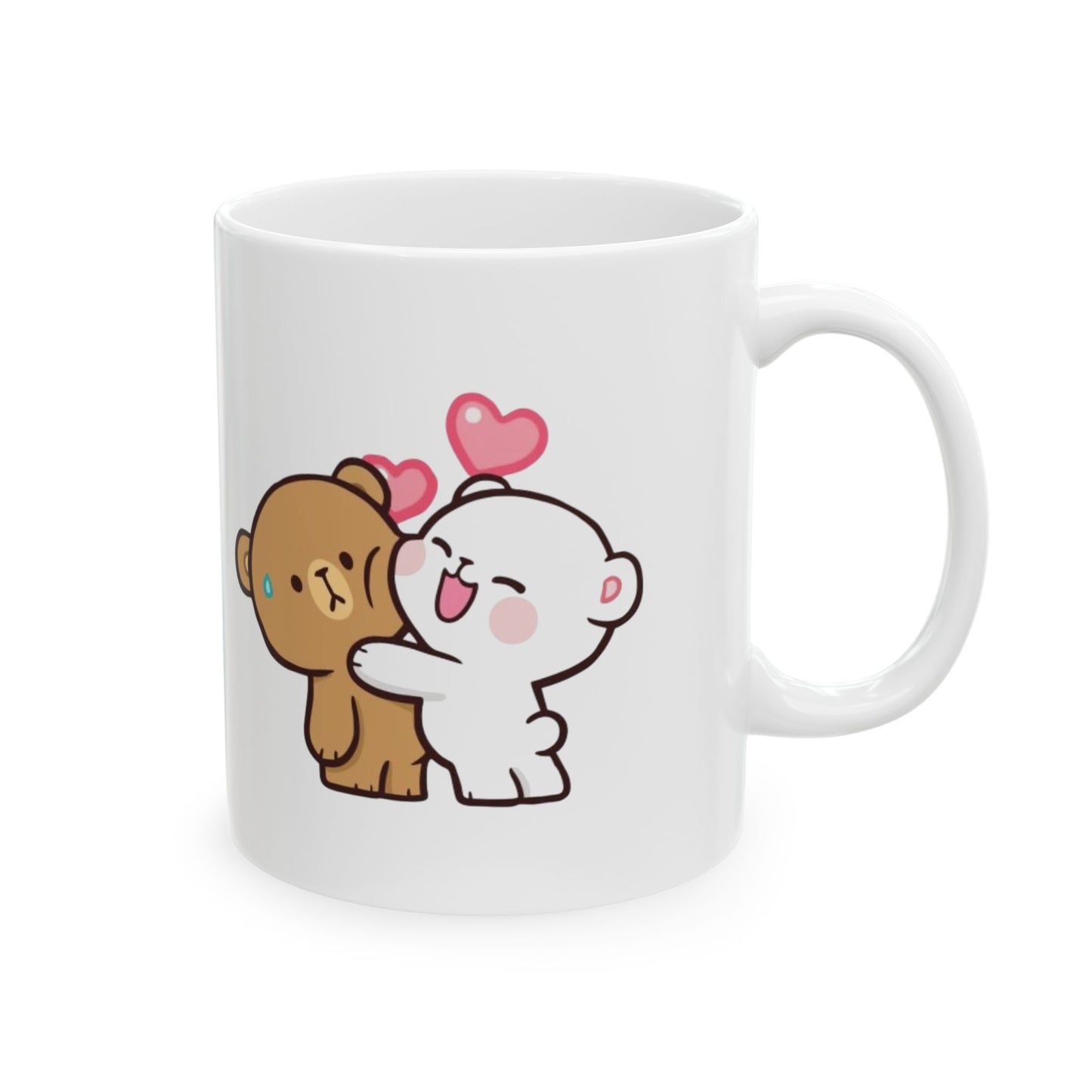 Cute Animal Ceramic Mug: Adorable Bear & Bunny Design, Perfect for Coffee Lovers, Gift for Kids or Animal Lovers, Cute Kitchen Decor, [...]