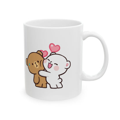 Cute Animal Ceramic Mug: Adorable Bear & Bunny Design, Perfect for Coffee Lovers, Gift for Kids or Animal Lovers, Cute Kitchen Decor, [...]