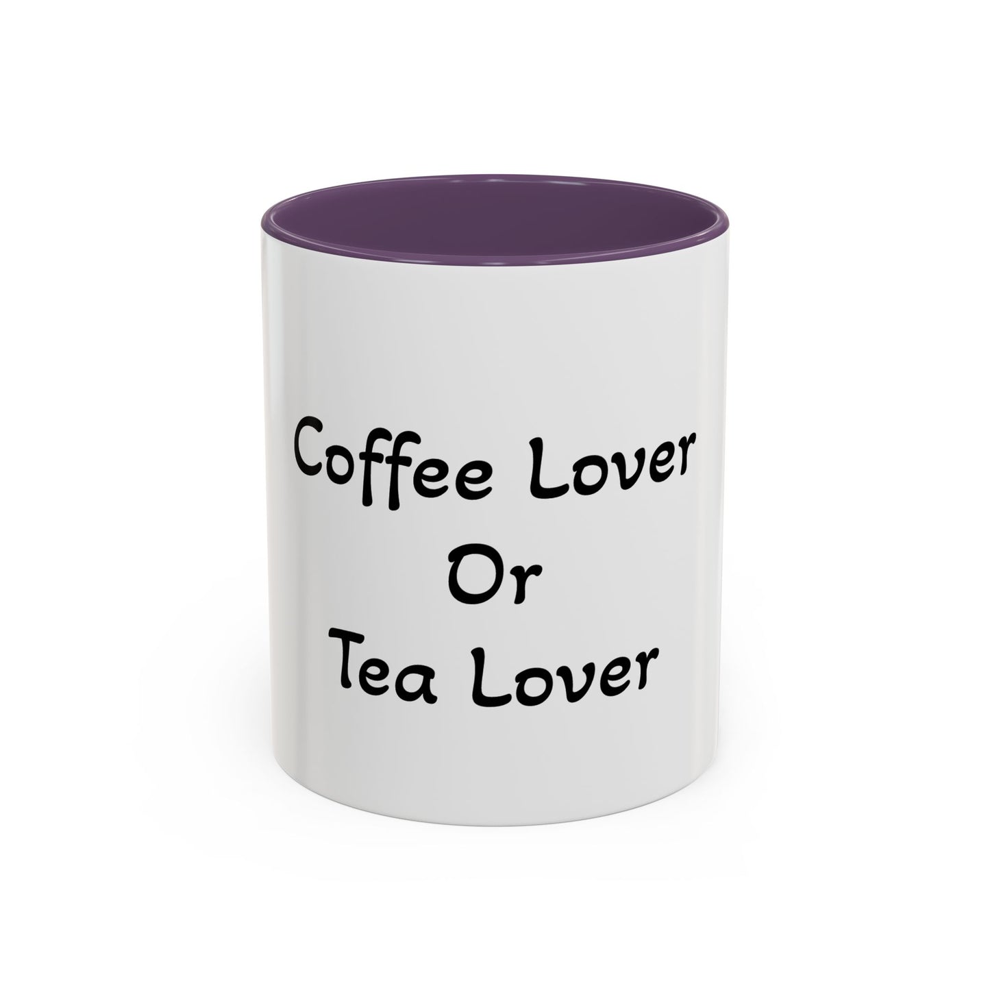 Coffee Lover or Tea Lover Mug | Accent Coffee Cup | Gift for Coffee Lovers, Unique Tea Gift, Kitchen Decor, Perfect for Holidays