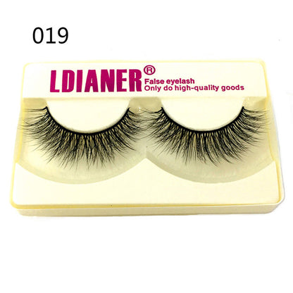 Eyelashes 25mm Wispy Fluffy Fake Lashes