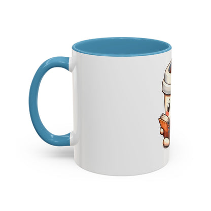 Cute Coffee Mug for Book Lovers, Novelty Mug, Gift for Readers, Caffeine Lover's Cup, Cozy Reading Accessory