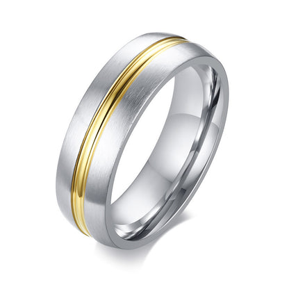 Stainless steel groove ring