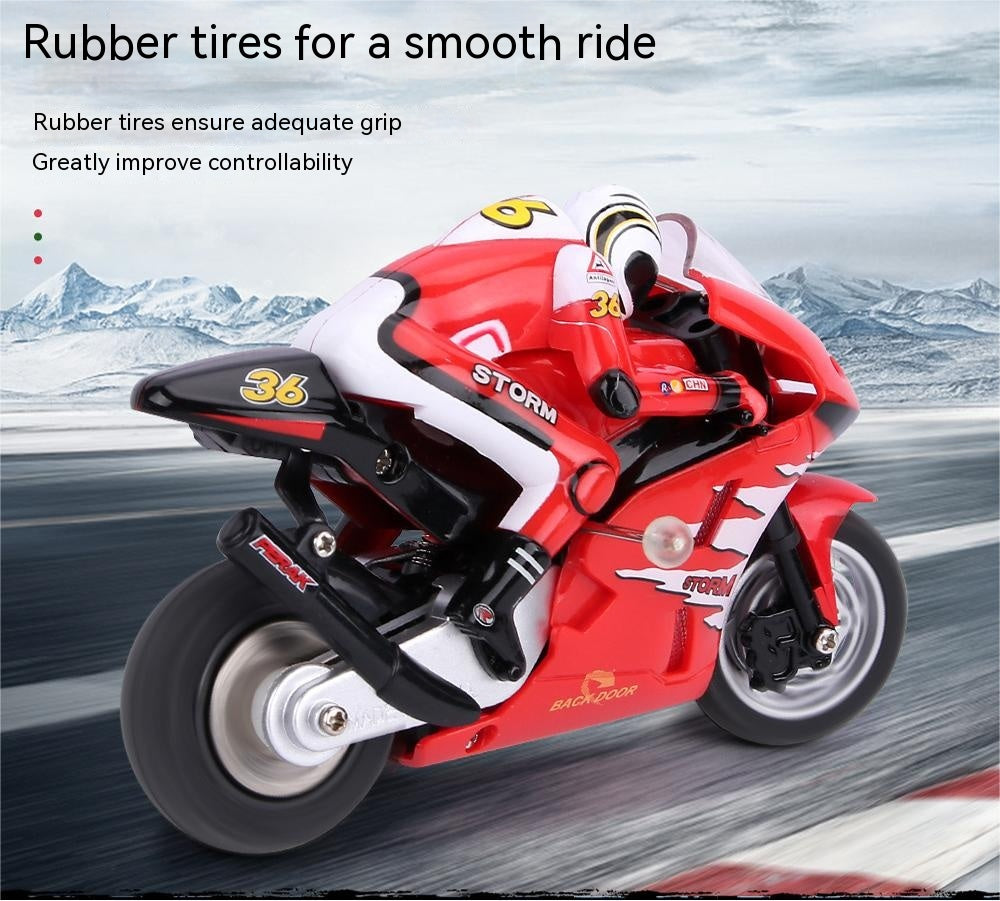 Jumping Remote Control Rechargeable Motorcycle Toy